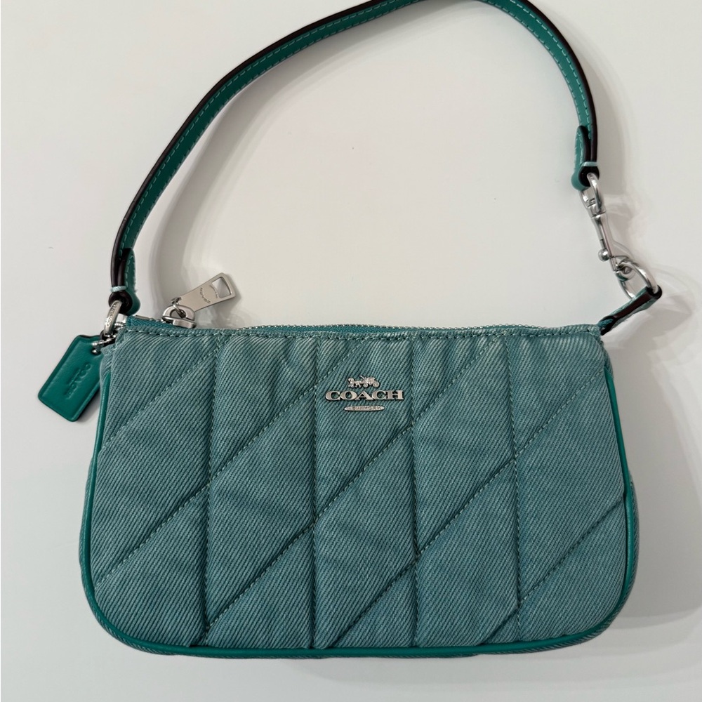 Coach Nolita 19 Quilted Denim Bag in Ivy